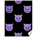 satan Emoji  Canvas 12  x 16 