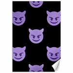 satan Emoji  Canvas 12  x 18 