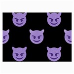 satan Emoji  Large Glasses Cloth (2 Sides)