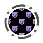 satan Emoji  Poker Chip Card Guard