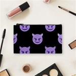 satan Emoji  Cosmetic Bag (Small)