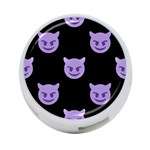 satan Emoji  4-Port USB Hub (One Side)