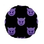 satan Emoji  Standard 15  Premium Round Cushion 