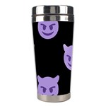 satan Emoji  Stainless Steel Travel Tumbler