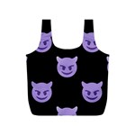 satan Emoji  Full Print Recycle Bag (S)