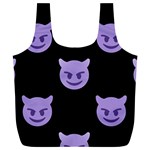 satan Emoji  Full Print Recycle Bag (XL)