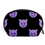 satan Emoji  Accessory Pouch (Large)