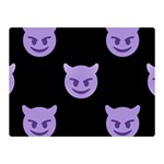 satan Emoji  Double Sided Flano Blanket (Mini)