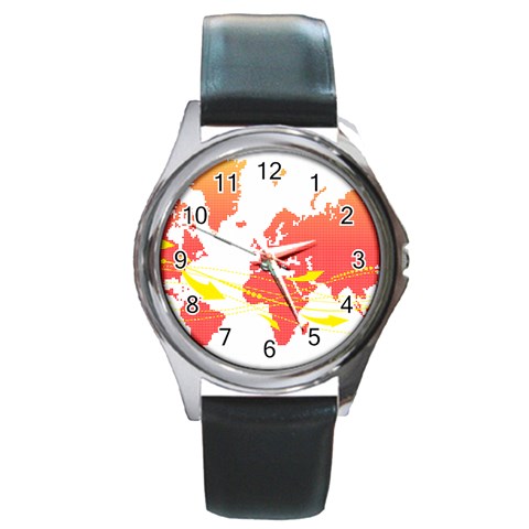 map2 Round Metal Watch from ArtsNow.com Front