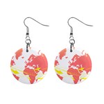 map2 1  Button Earrings