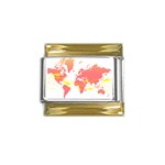 map2 Gold Trim Italian Charm (9mm)