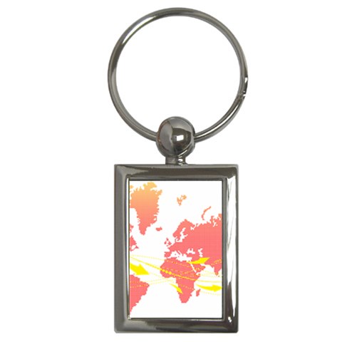 map2 Key Chain (Rectangle) from ArtsNow.com Front