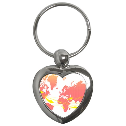 map2 Key Chain (Heart) from ArtsNow.com Front