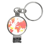 map2 Nail Clippers Key Chain