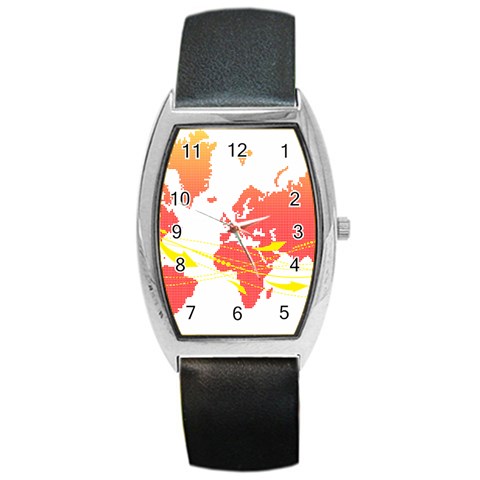 map2 Barrel Style Metal Watch from ArtsNow.com Front