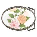 flower035 Belt Buckle