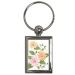 flower035 Key Chain (Rectangle)