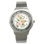 flower035 Stainless Steel Watch