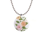 flower035 1  Button Necklace