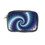 Purple & Aqua Spiral Fractal  Coin Purse