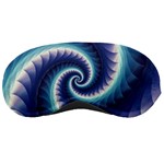 Purple & Aqua Spiral Fractal  Sleeping Mask