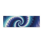 Purple & Aqua Spiral Fractal  Sticker (Bumper)