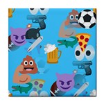 boy Emoji Tile Coaster