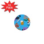 boy Emoji 1  Mini Button (10 pack) 