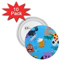 boy Emoji 1.75  Button (10 pack) 