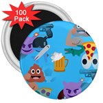 boy Emoji 3  Magnet (100 pack)