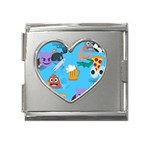 boy Emoji Mega Link Heart Italian Charm (18mm)