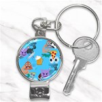 boy Emoji Nail Clippers Key Chain