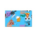 boy Emoji Sticker (Rectangular)