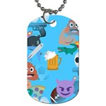 boy Emoji Dog Tag (One Side)