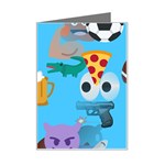 boy Emoji Mini Greeting Card