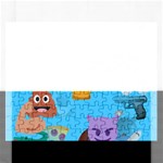 boy Emoji Jigsaw Puzzle (Rectangular)