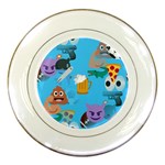 boy Emoji Porcelain Plate