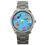 boy Emoji Sport Metal Watch