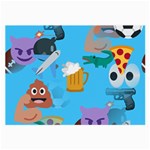 boy Emoji Large Glasses Cloth