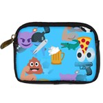 boy Emoji Digital Camera Leather Case