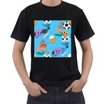 boy Emoji Men s T-Shirt (Black)