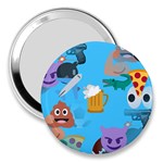 boy Emoji 3  Handbag Mirror