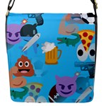 boy Emoji Flap Closure Messenger Bag (S)