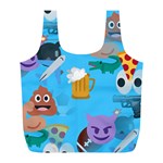 boy Emoji Full Print Recycle Bag (L)