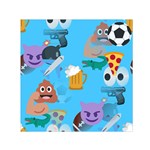 boy Emoji Small Satin Scarf (Square)