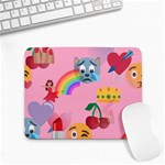 girly Emoji  Small Mousepad