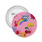 girly Emoji  2.25  Button