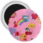 girly Emoji  3  Magnet