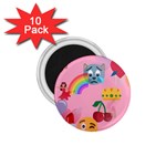 girly Emoji  1.75  Magnet (10 pack) 