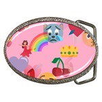 girly Emoji  Belt Buckle